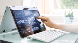 AI Marketing Analytics on Tablet