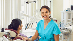 smiling female dentist