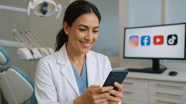 Dentist Using Social Media Strategies