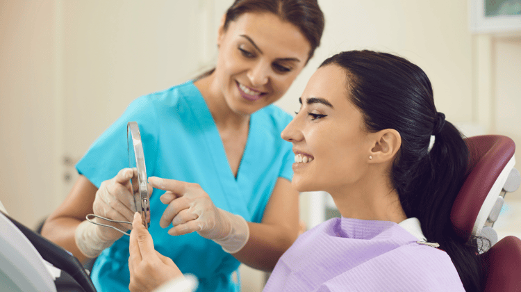 dentist and patient
