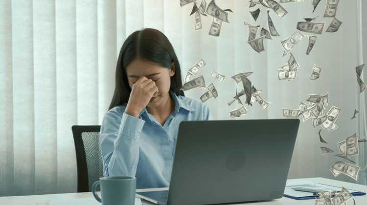 Office Manager Working on Computer