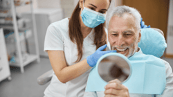 hygienist and patient
