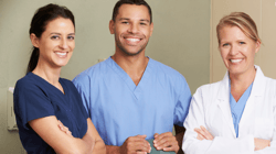 happy dental team 