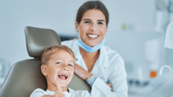 dentist and patient
