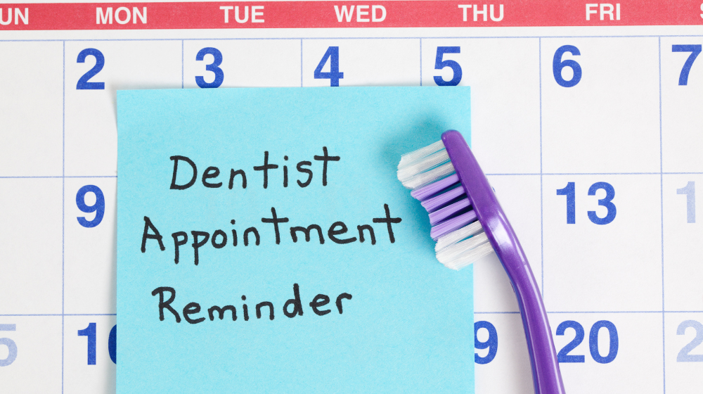 dentist appointment reminder calendar