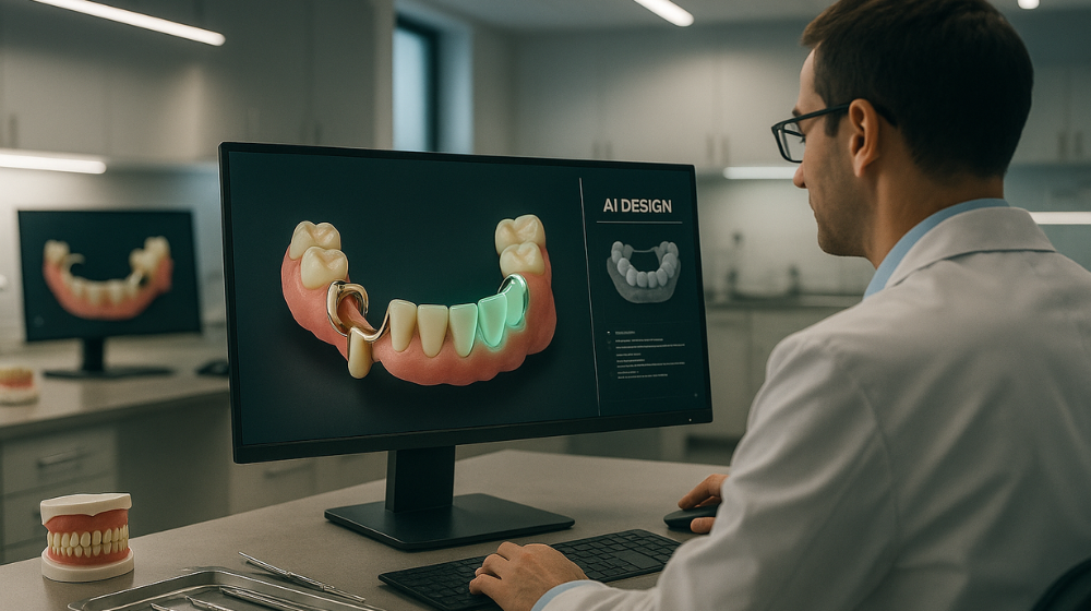 AI Dental RPD Technology on Desktop