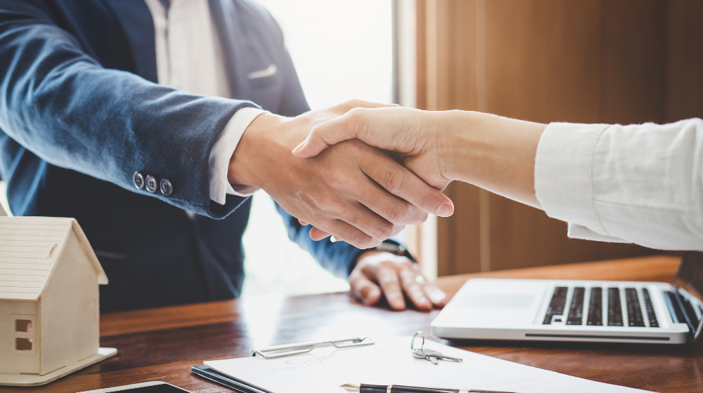 shaking hands