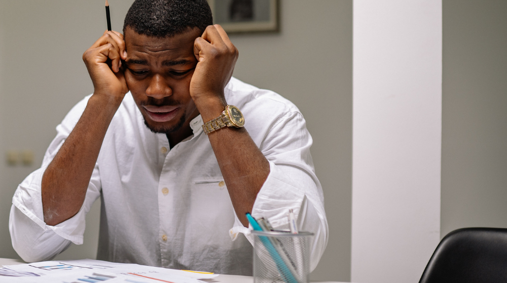 dentist stressed about dental costs