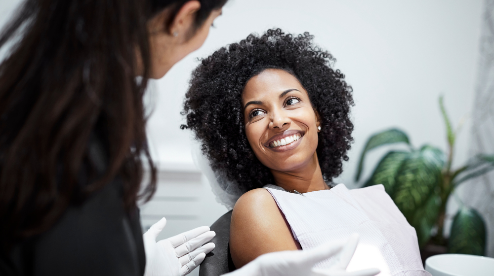 dentist and patient